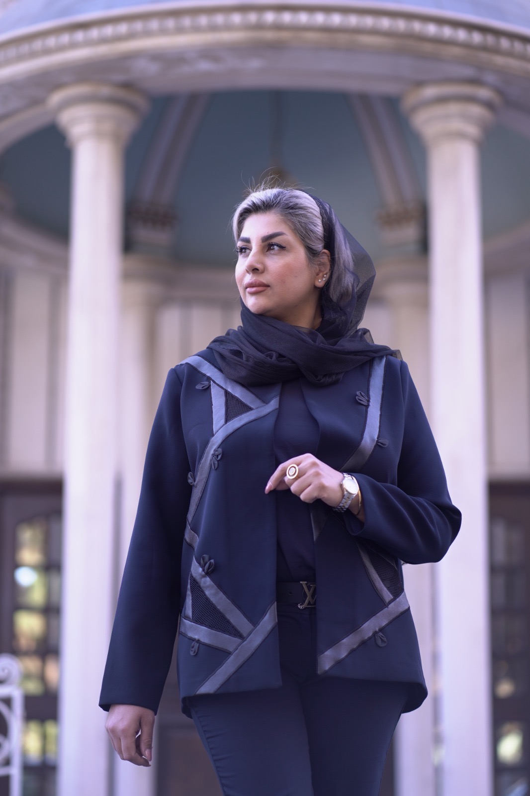 مانتو کتی با تکه دوزی از برند زاوارا